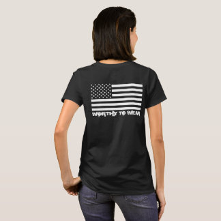 Camiseta Bandeira dos EUA - Digno de Veste