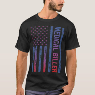Camiseta Bandeira dos EUA Faturador Médico