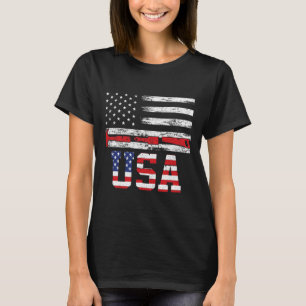 Camiseta Bandeira Dos Eua Hammer 4 De Julho De 1776 Liberda