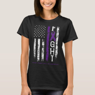 Camiseta Bandeira dos EUA Lutador contra Fibrose Cística
