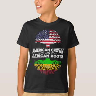 Camiseta bandeira dos eua orgulho herança afro-americana ne