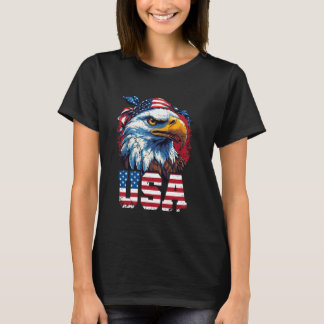 Camiseta Bandeira dos EUA Patriota EUA Águia, Patriótico Am