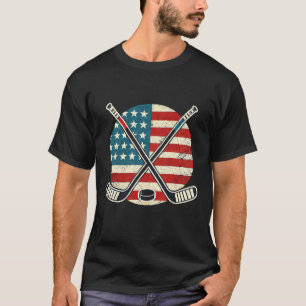 Camiseta Bandeira dos EUA Patriótico Americano Jogador de H