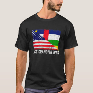 Camiseta Bandeira dos EUA República Centro-Africana Bandeir