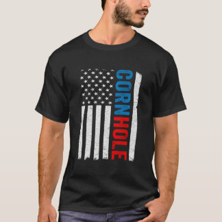 Camiseta Bandeira dos EUA Saco de Feijão Lançamento Jogador