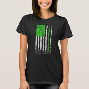 Camiseta Bandeira dos EUA Vintage Lutador Guerreiro da Sínd