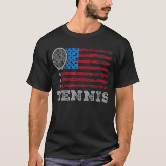 Camiseta Bandeira dos EUAennis Homens Mulheres USennis Love