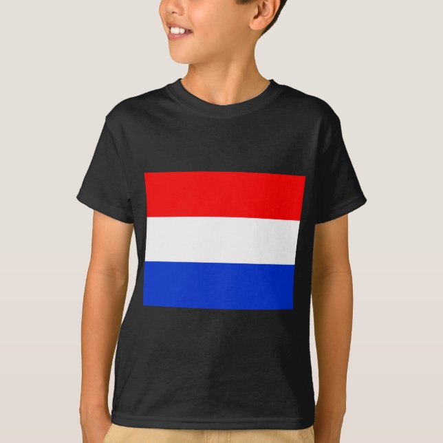 Camiseta Bandeira dos Países Baixos (Frente)