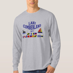Camiseta Bandeira dos Sig de Cumberland KY do lago