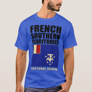 Camiseta Bandeira dos Territórios Franceses do Sul