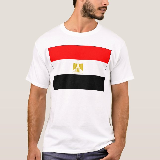 Camiseta bandeira egípcia (Frente)