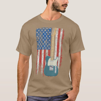 Camiseta Bandeira Elétrica de Guitarra