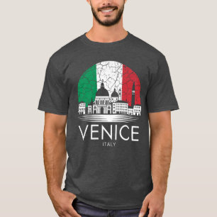 Camiseta Bandeira engraçada da cidade de Veneza Itália