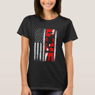 Camiseta Bandeira engraçada de mergulho autônomo estressada