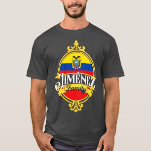Camiseta Bandeira Equador da Família Jimenez