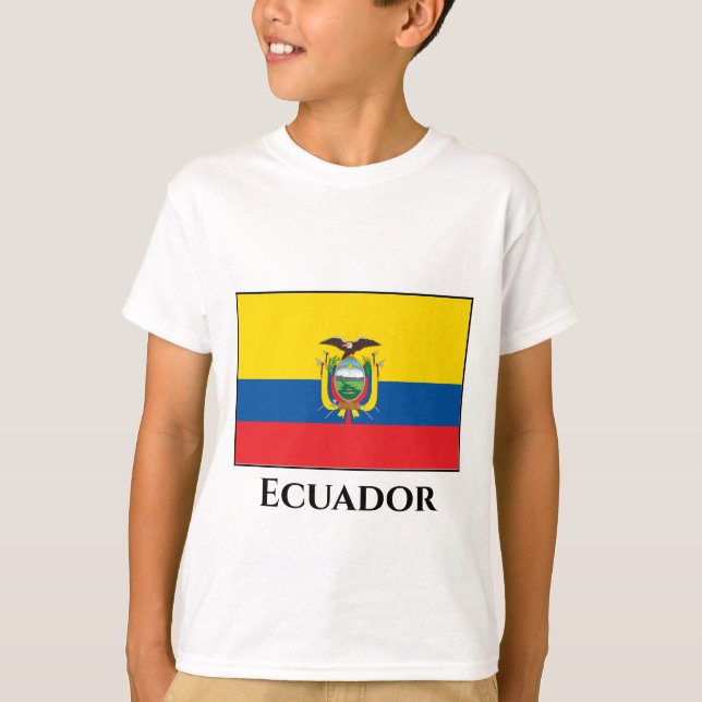 Camiseta Bandeira Equador (Equador) (Frente)