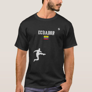 Camiseta Bandeira equatoriana e futebol equatoriano