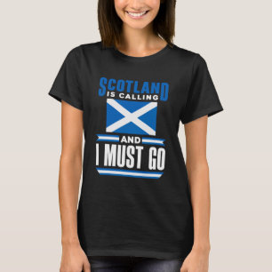 Camiseta Bandeira Escocesa da Escócia A Escócia Está Chaman