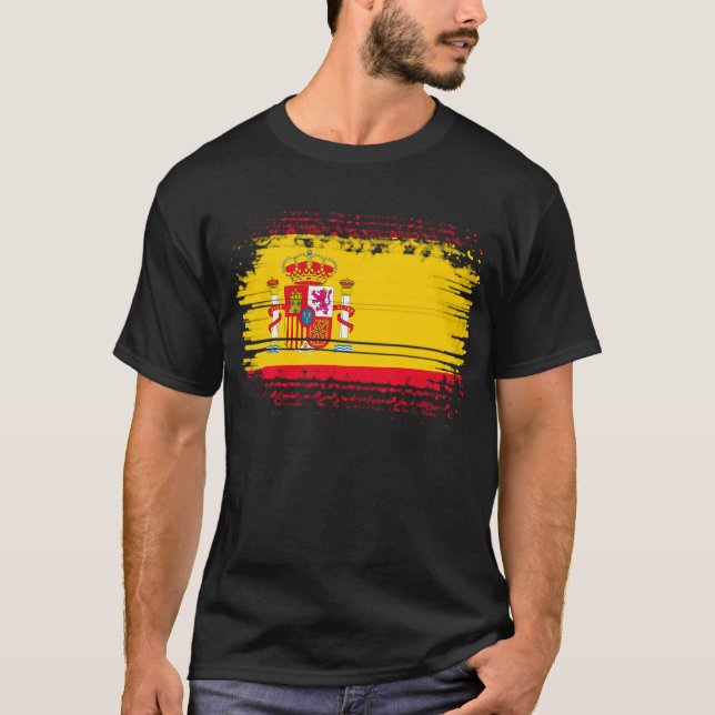 Camiseta bandeira espanhola (Frente)