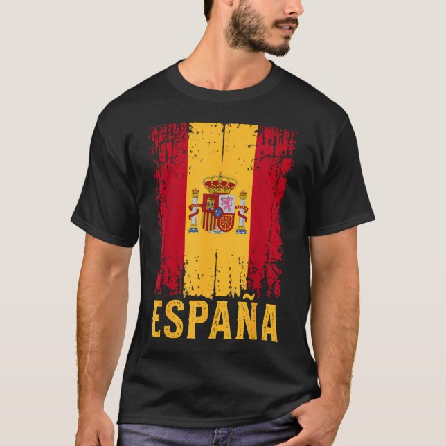 Camiseta Bandeira Espanhola (Frente)