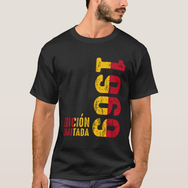Camiseta Bandeira espanhola 1969 Ano 1969 1969 Desde 1969 (Frente)