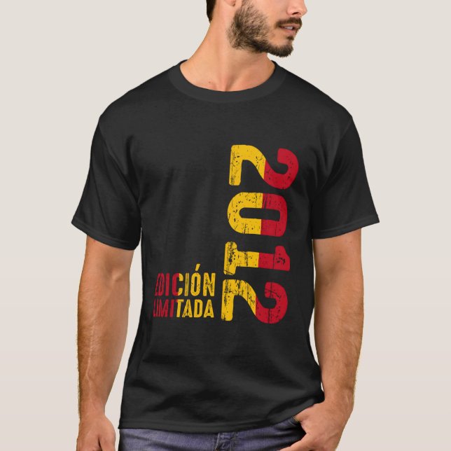 Camiseta Bandeira espanhola 2012 Ano 2012 2012 Desde 2012 (Frente)
