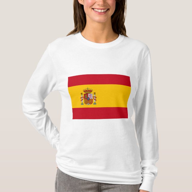 Camiseta Bandeira Espanhola (Espanha) (Frente)
