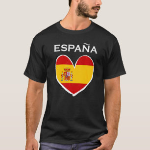 Camiseta Bandeira espanhola Futebol Vintage Fan Team Prid