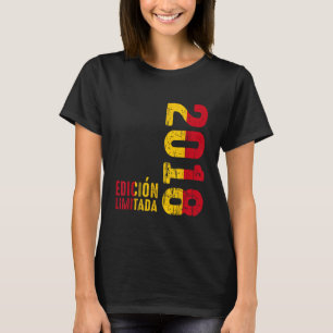 Camiseta Bandeira Espanhola Retro 2018 Ano 2018 Vintage 201