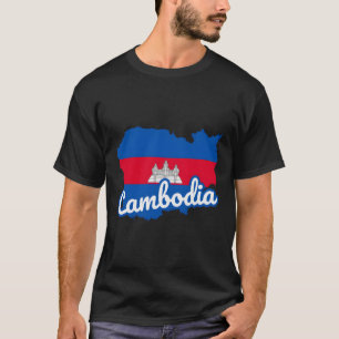 Camiseta Bandeira � Espírito da Austrália no Camboja