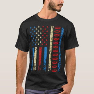 Camiseta Bandeira Esportiva Americana 4 de Julho Ultimate F