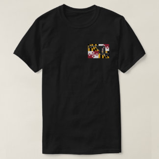 Camiseta Bandeira/Estado de Maryland (pequeno) diafragma