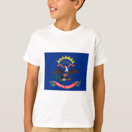 Camiseta Bandeira Estadual da Dacota do Norte (Dacotan do N