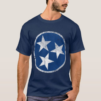 Camiseta Bandeira Estadual Vintage do Tennessee família