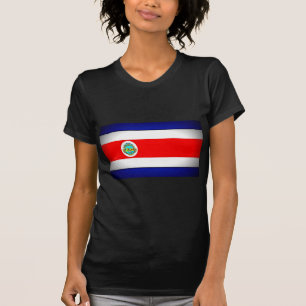Camiseta Bandeira Estilizada da Costa Rica