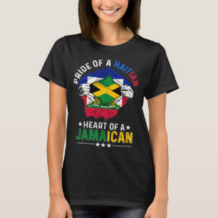 Camiseta Bandeira Estrangeira jamaicana do Haiti