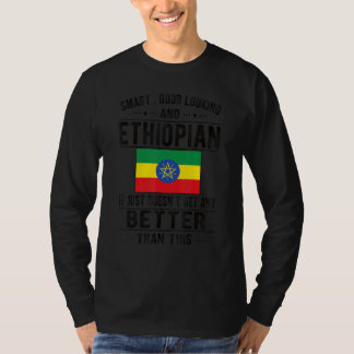 Camiseta Bandeira Etíope Etiópia de Boa Vista Roo Etíope