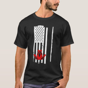 Camiseta Bandeira EUA Lançamento de Ferradura