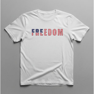 Camiseta Bandeira EUA Liberdade