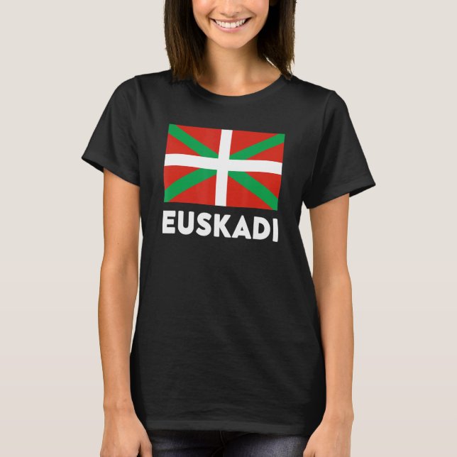 Camiseta Bandeira Euskadi País Basco (Frente)