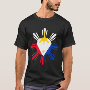 Camiseta Bandeira Filipina Para Uma Culta Pinoy Do Patrimôn