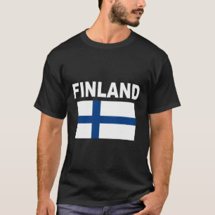 Camiseta Bandeira Finlandesa Legal Suomi Flagt Gift