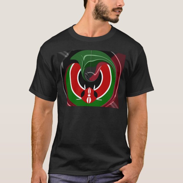 Camiseta Bandeira Fluid Kenyan (Frente)