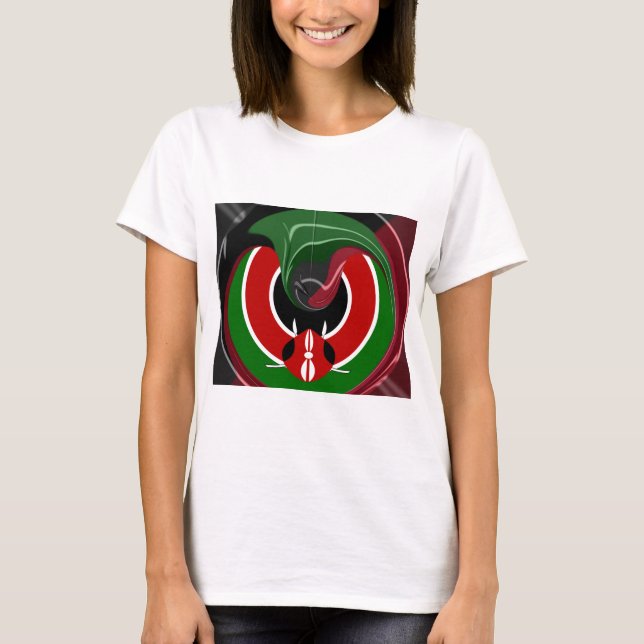Camiseta Bandeira Fluid Kenyan (Frente)