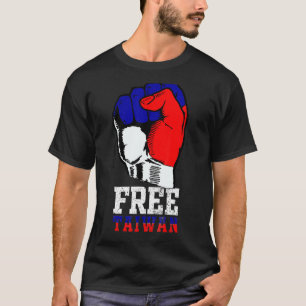 Camiseta Bandeira Formosa Gratuita Cintura de Bandeira de T