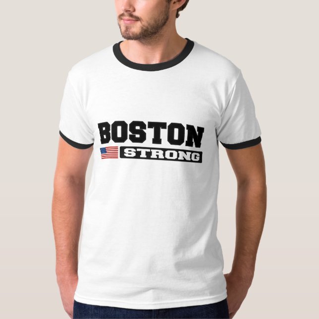Camiseta Bandeira FORTE de BOSTON E.U. (Frente)