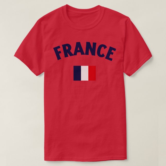 Camiseta Bandeira França (Frente do Design)