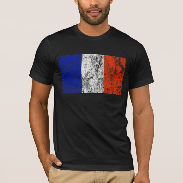 Camiseta bandeira frança (Frente)
