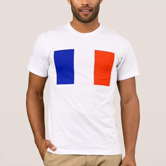 Camiseta bandeira frança (Frente)