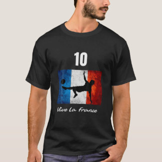 Camiseta Bandeira França Afetou Futebol Vive La France Men 